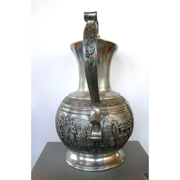 Antique Artina SKS Zinn Pewter Pitcher - Picture 4 of 15